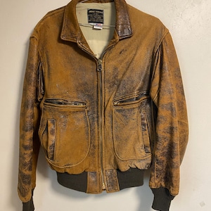 ジャケット・アウター vintage AVIREX G-2 leather flight jacket Vintage Avirex Jacket Type G-2 U.S Navy Leather Bomber Jacket | eBay