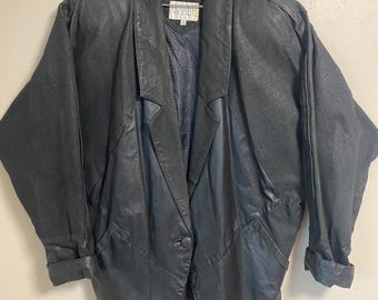 Vintage 80er Jahre Lederjacke von Winlit