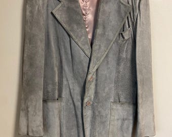 Blazer vintage de ante de Yves Saint Laurent