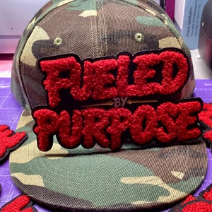 Größe 6 in.X3in. Trucker Mütze Aufbügler