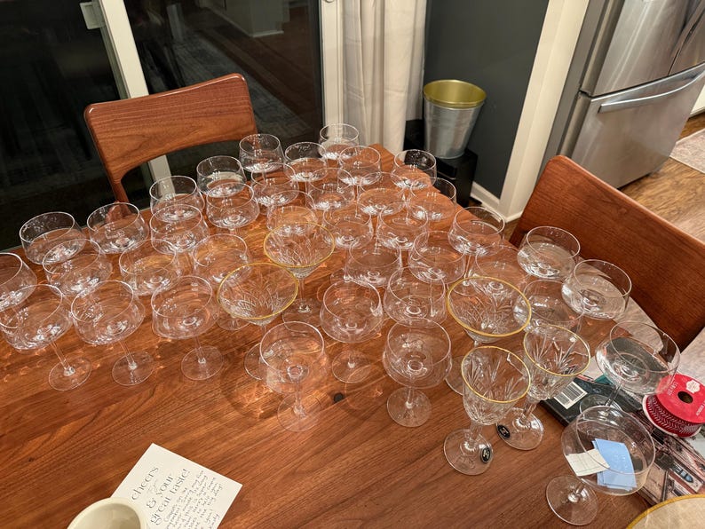 Personalized Crystal Martini Glass – Art Deco Engraved Cocktail Glass afbeelding 14