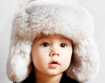 Tissavel Faux Fur Baby Trapper - Unisex