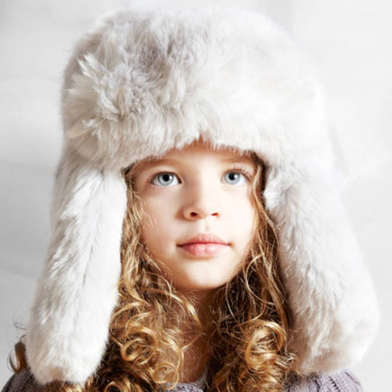 Tissavel Faux Fur Kid's Trapper Unisex image 3