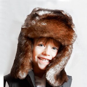 Tissavel Faux Fur Kid's Trapper Unisex image 5