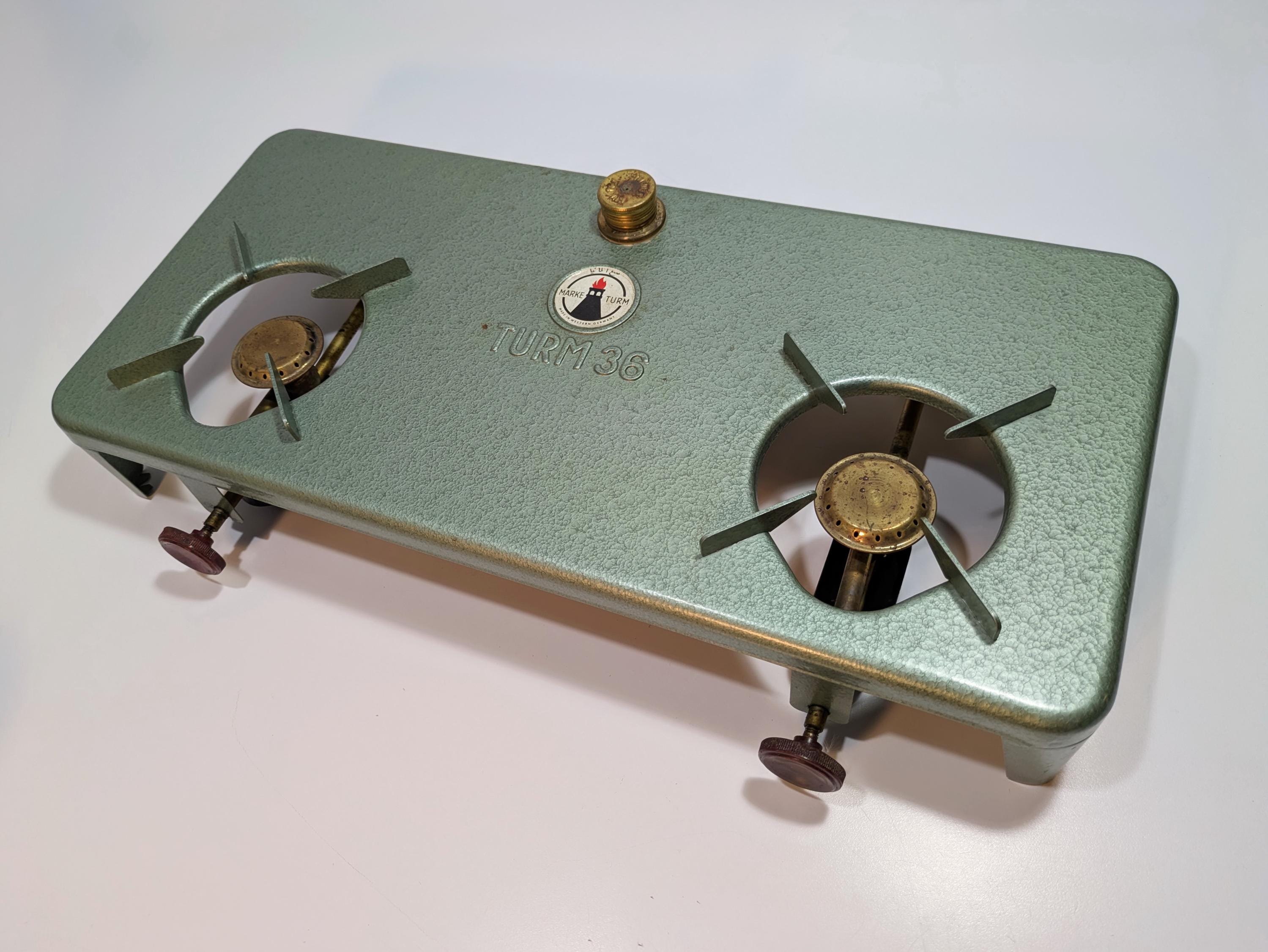 MARKE TURM 36 Alcohol / Spirits Camping 2 Burner Stove - Vintage
