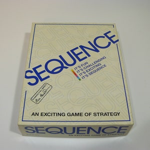Sequence Card - Board Game – Vintage Jax 1995 An Exciting Game of Strategy
