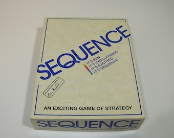 Sequence Card - Board Game – Vintage Jax 1995 An Exciting Game of Strategy