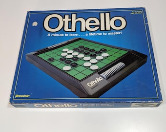 Vintage Othello Milton Bradley 1990 100% Complete Classic Game Toy