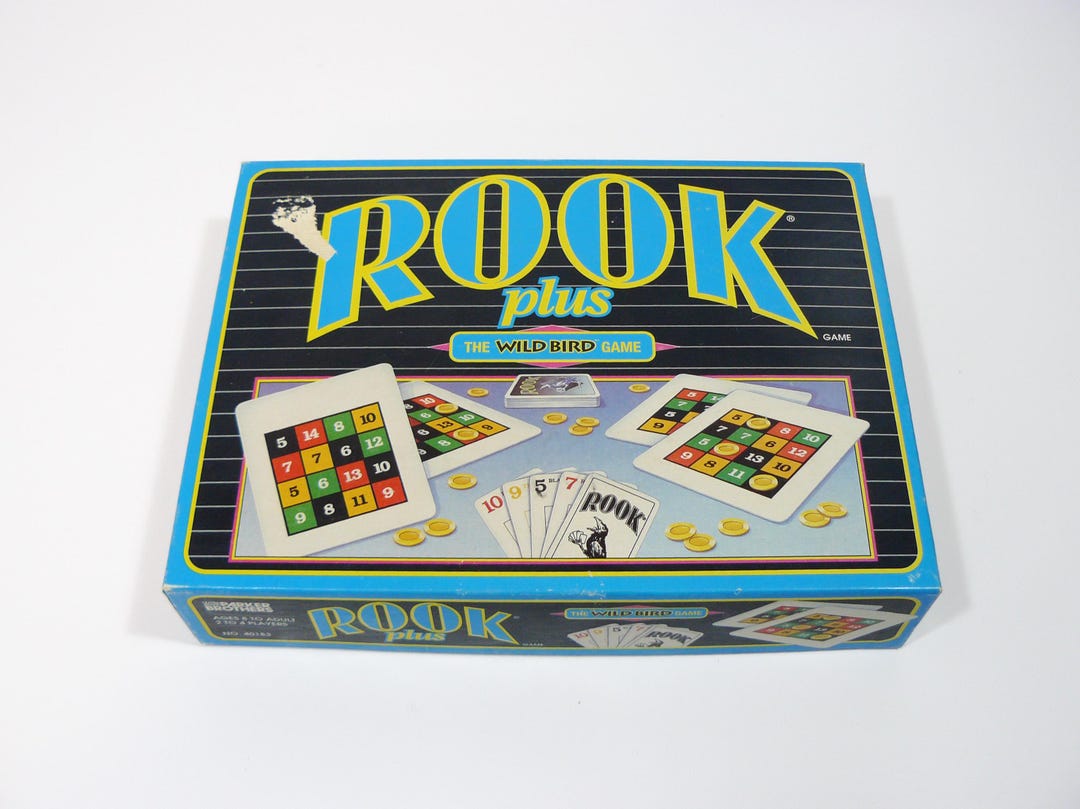 Vintage Rook Plus Board Game – Wild Bird Edition, Parker Brothers 1994 ...