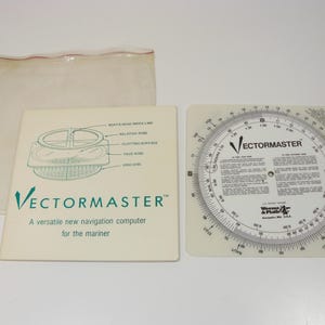 Vintage Vector Master - Boat Sailing Navigational Computer for the Mariner – Nice - Vectormaster