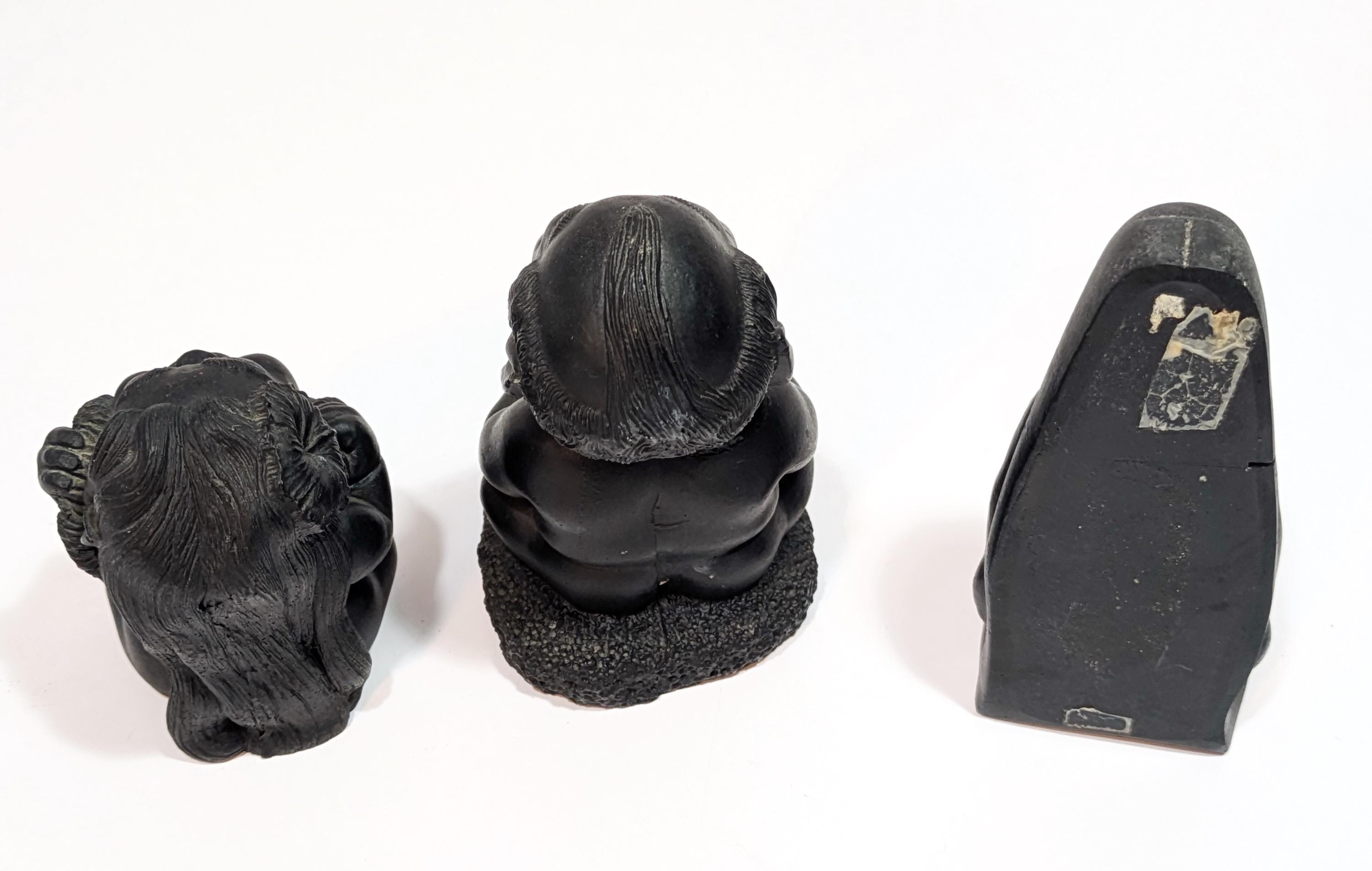 Vintage Coco Joe's Lava Resin Tiki Idols – Hawaiian Souvenir Set