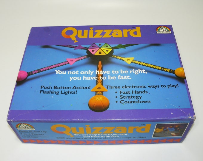 QUIZZARD Electronic Quiz Game for All Trivia Games Trivial Etsy