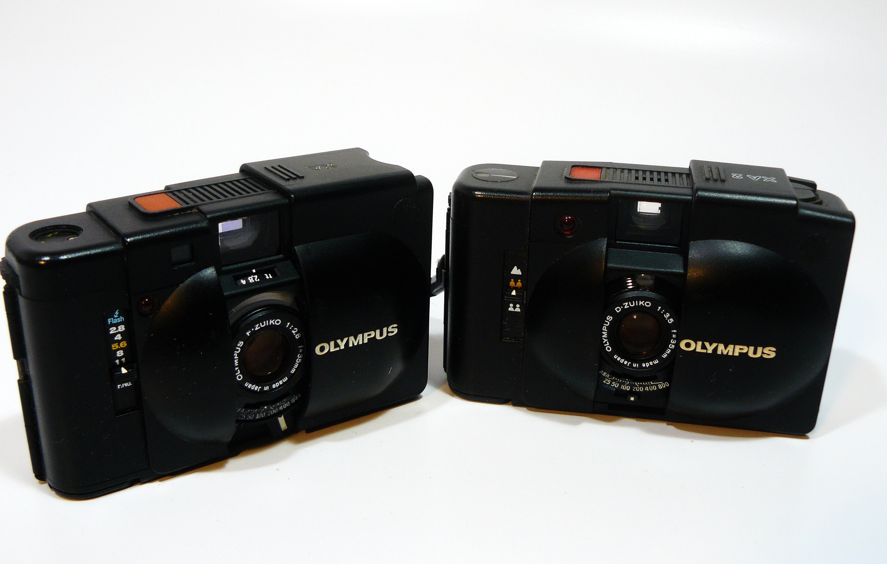 Vintage Olympus XA XA2 35mm Camera Lot With A16 A11 Flash Vintage Olympus XA XA2 35mm Camera Lot With A16 A11 Flash