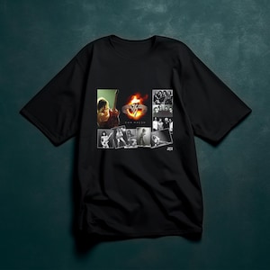 Maglietta grafica vintage rock, maglietta per amanti della musica, maglietta unisex con band, perfetta per concerti, abbigliamento casual, regalo per lui/lei