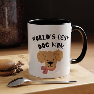 Best Dog Mom Coffee Mug  Perfect Gift for Pet Lovers Dog Mom Birthday Christmas Dog Lover Mug for Coffee