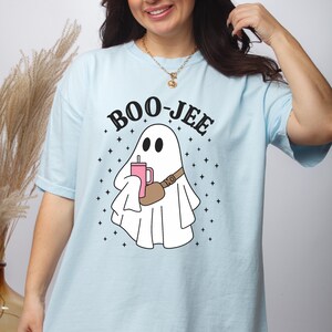 Halloween Ghost Sweatshirt: Black Cat Graphic, Spooky Season Style
