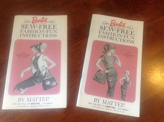 barbie sew free fashions