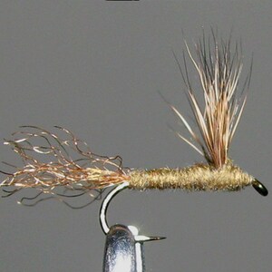Callibatis Sparkle Duns one half dozen size 16  trout fishing dry flies