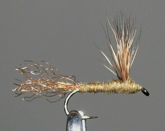 Callibatis Sparkle Duns one half dozen size 16  trout fishing dry flies