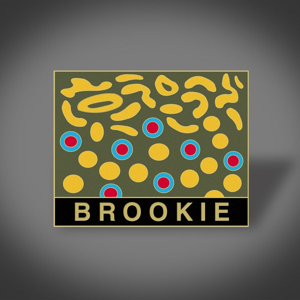 Brook Trout "Brookie" enamel lapel pin