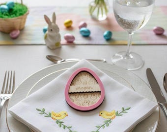 Personalized Easter Egg Place Cards