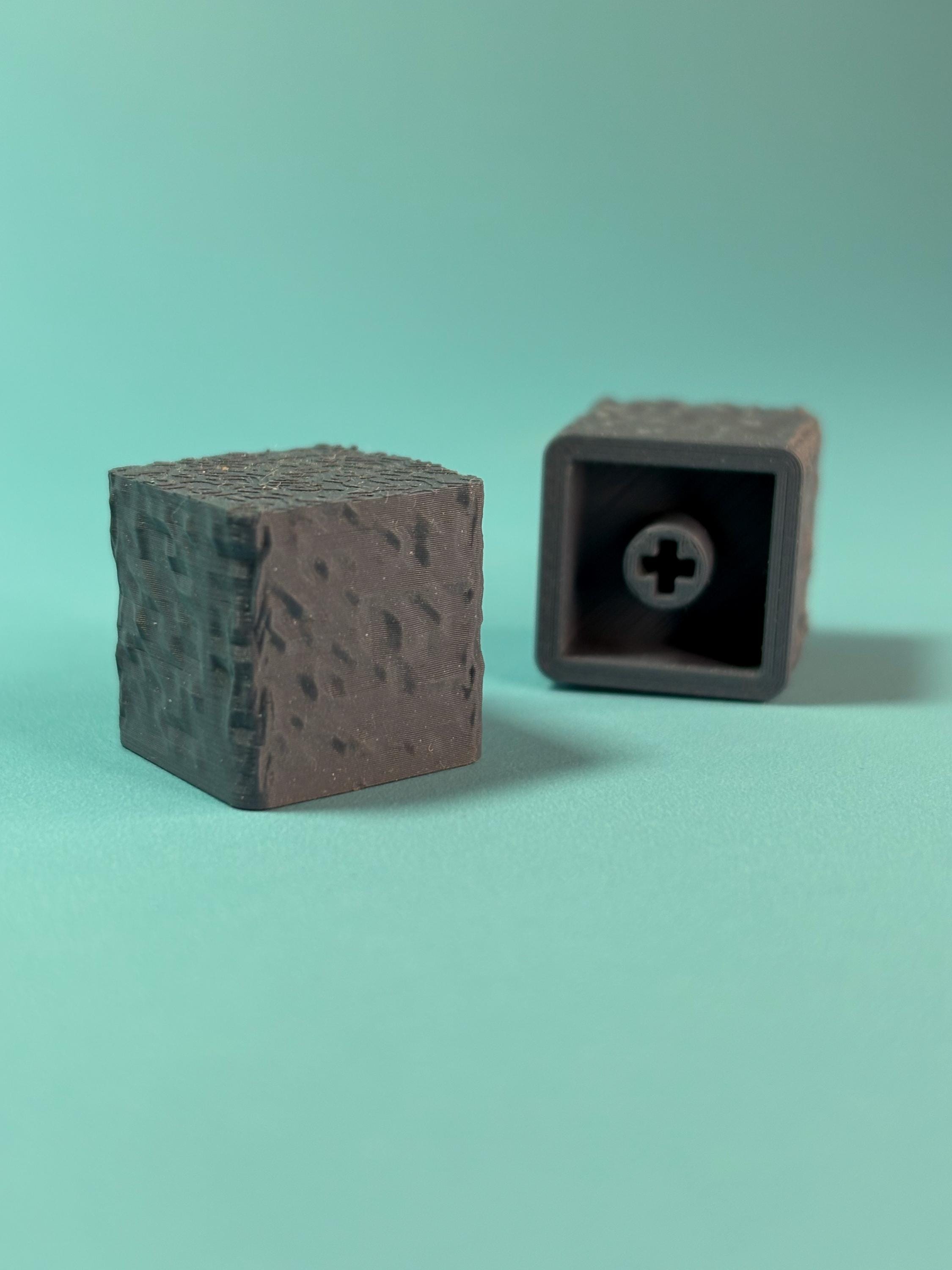 3D Printed Minecraft Keycaps; Dirt Block, Gravelstone, TNT Block for ...
