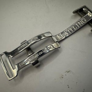 20 mm Premium Breitling Deployment Polish Rostfritt Stål För Breitling Klockarmband, Specialtillverkat