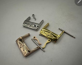 20mm Premium Breitling Buckle Polish Silver Gold Rose For Breitling Watch Band, Custom Made