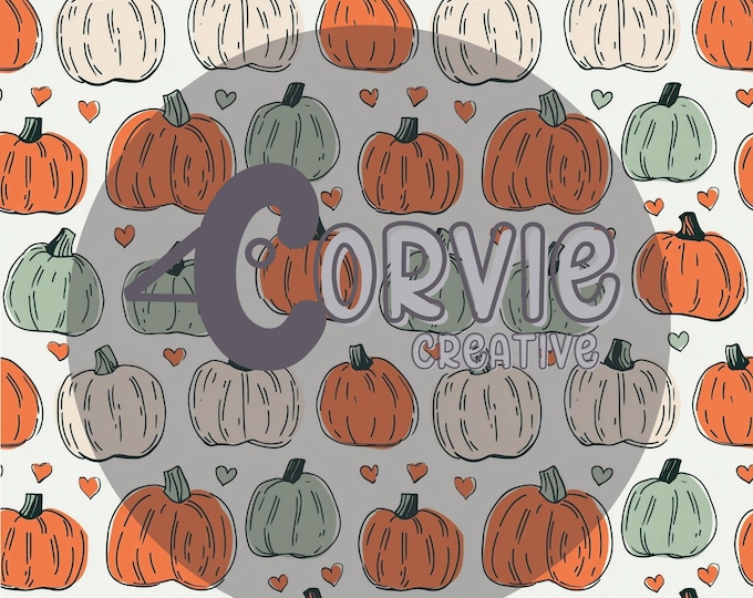 All About That Pumpkin Seamless Pattern Instant Download