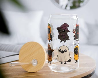 Halloween Ravens Glass Can Wrap-Digital Download