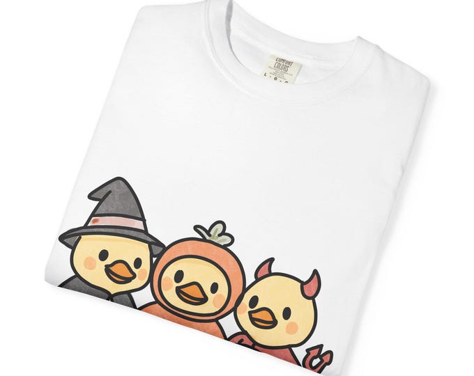 Duck-o-ween Graphic for Shirts, Mugs, and more