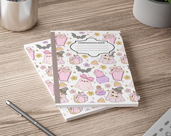 Printable Composition Notebook Covers | DIY Sticker Paper School Supply Personalization