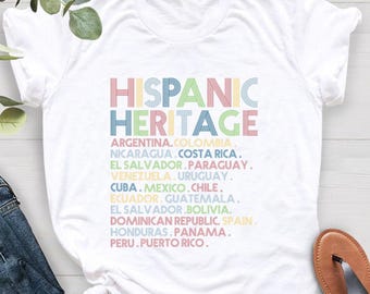 Hispanic Heritage Shirt, National Hispanic Heritage Month Gift Shirt, Heritage Month T-Shirt, Mexico Shirt, Spanish T-Shirt, Mexican Shirt