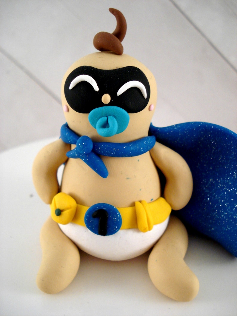 Boys Superhero Cake Topper Its a Boy Baby Shower Decoration First Birthday Party Superhero Party Decorations