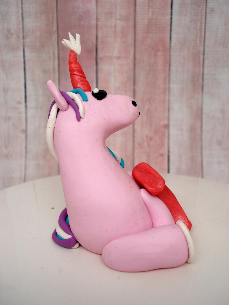 Unicorn Birthday Cake Topper Party Decoration Baby Cake Topper Baby Girls Birthday Party Smash Cake Topper Fantasy Birthday Cake Topper