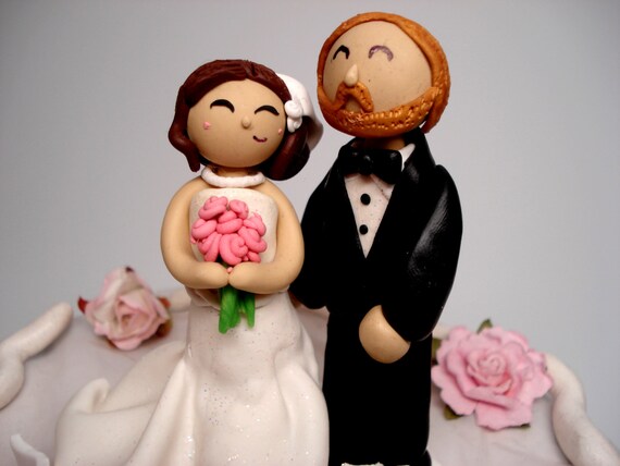 custom cake topper bride