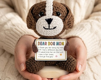 Mother's Day Gift from Dog, Unique Dog Mama Birthday Gift, Best Dog Mom Ever Desktop Decor, Handmade Gift, Mother's Day Gift for Dog Lovers