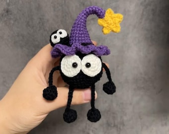 Handmade Crochet  Plush | Cute Halloween Decoration | Kawaii Plush Toy | Halloween Gift | Gift for Kids