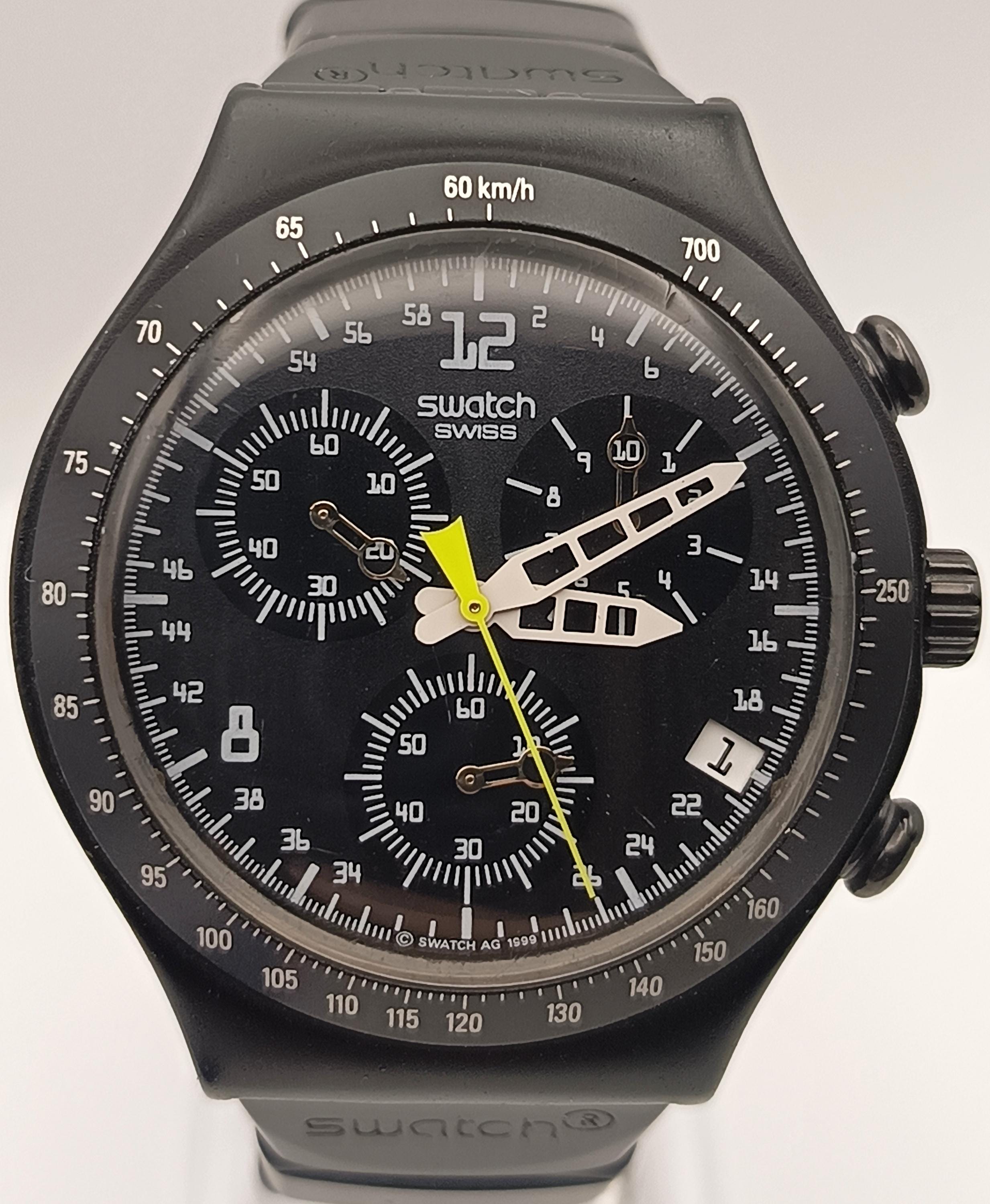 ビンテージ Swatch Irony Chrono 「NOWADAYS」 稼働 Vintage Rare Swatch Irony Chrono 