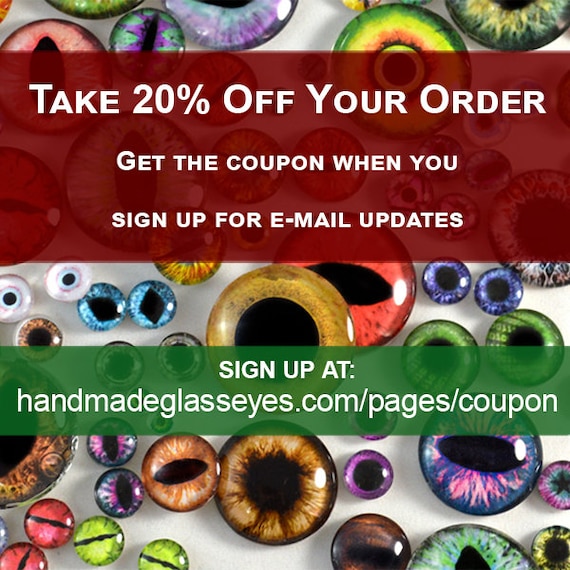6mm Manic Scary Clown Glass Eyes Cabochons for Jewelry Clay Sculpture Art Dolls 6mm Manic Scary Clown Glass Eyes Cabochons for Jewelry Clay Sculpture Art Dolls
