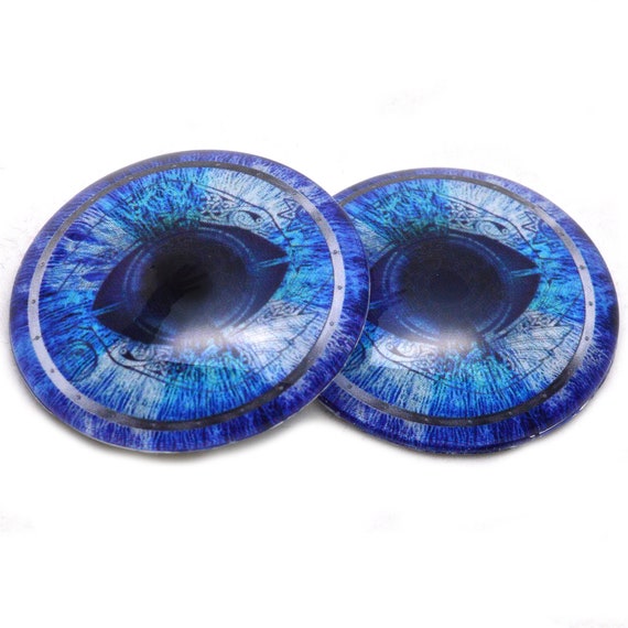 30mm Dragon Eyes Wholesale Glass Eye Fantasy Cabochons for Jewelry  Sculptures or Craft Making 5 Pairs Bulk Lot