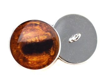 10 mm - 30 mm Amberkleurig paard Realistische knoopogen opnaaiende schachtlussen Knuffeldier plushie Unieke gehaakte wezens Poppensieraden Knuffel