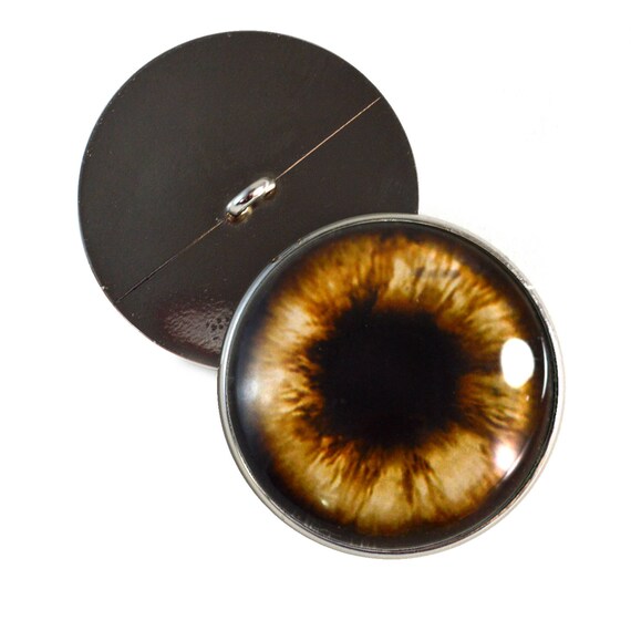 Sculptures Extra Large 40mm Pair of Shark Glass Eyes for Jewelry Making Dolls More