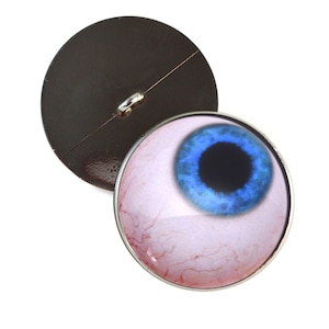 10mm - 30mm Side Glance Light Blue Button Eyes Sew On Shank with Loop Stuffed Animal Plushie Eyes Crochet Creatures Doll Jewelry Making