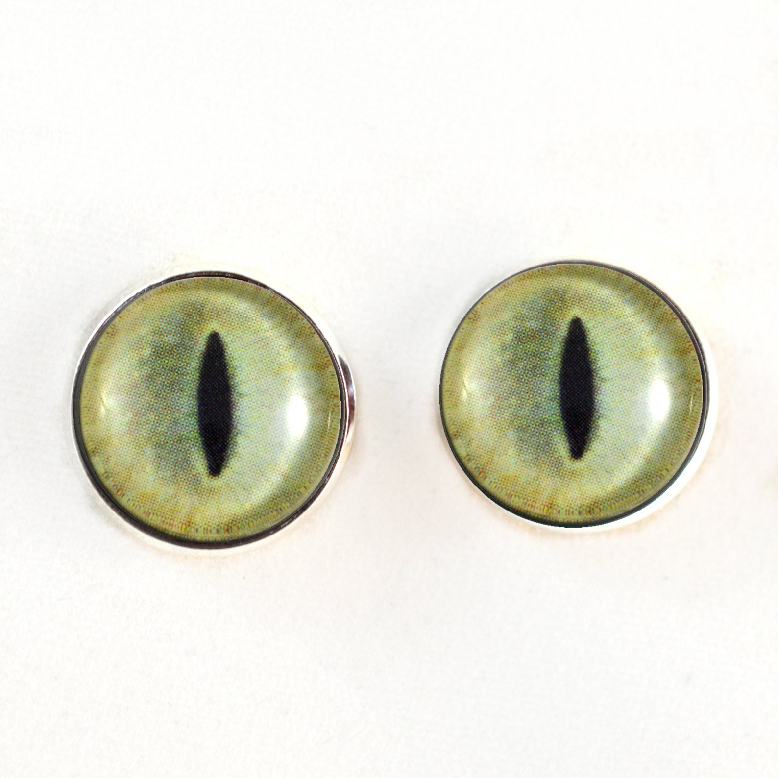 10mm 30mm Pale Yellow Cat Realistic Button Eyes Sew on Shank Etsy UK