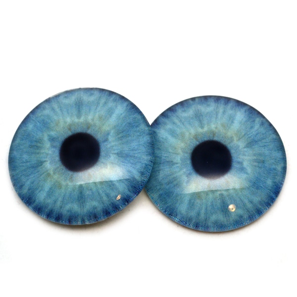 Natural Light Blue Baby Glass Eyes Sizes 6mm to 40mm Jewelry Real Art Human Style Dolls Realistic Taxidermy Sculpture Polymer Clay Cabochons