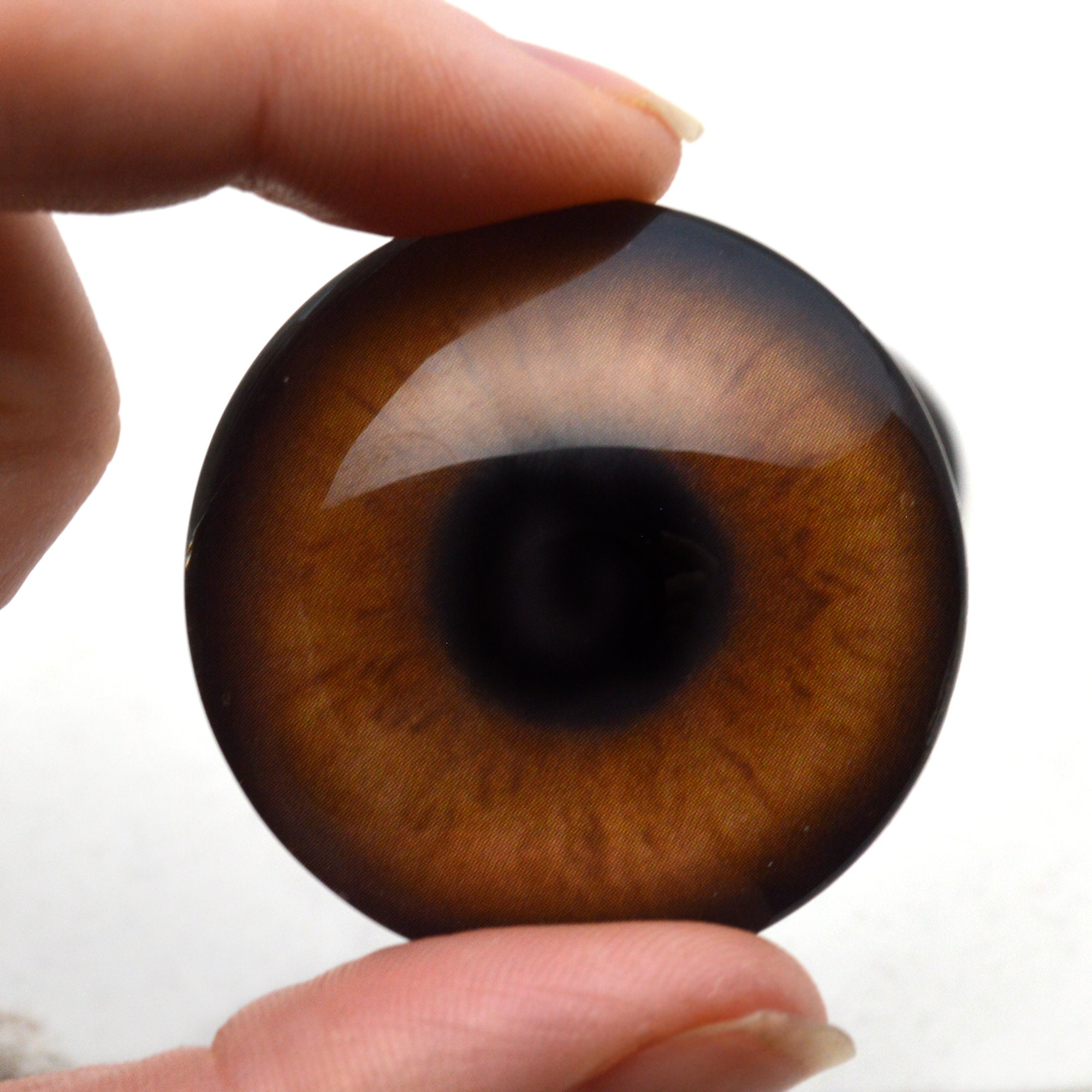 25mm Pink Fursuit Glass Eye Cat Or Dragon Eyeball For Taxidermy Sculptures Or Jewelry Making Pendants Crafts 1 Inch Art Doll Wire Wrapping DIY