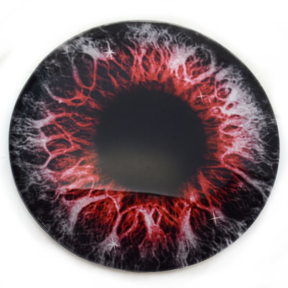 Red Demon Zombie Glass Eyes 6mm - 60mm Jewelry Art Dolls Taxidermy