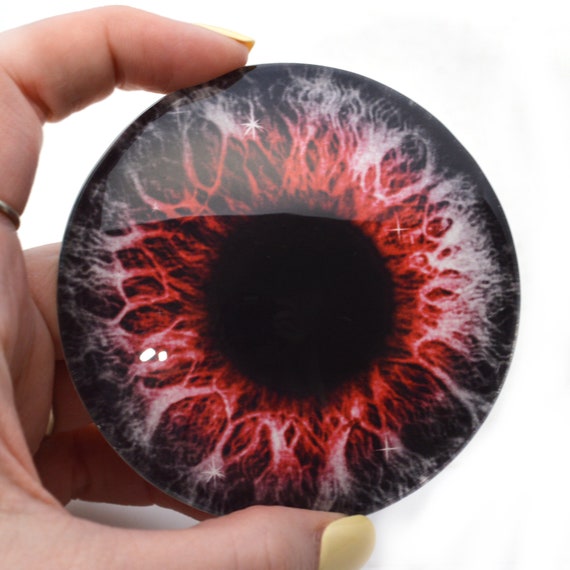 6mm Zombie Eye GLASS BEADS