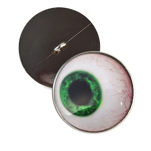 10mm - 30mm Side Glance Dark Green Button Eyes Sew On Shank with Loop Stuffed Animal Plushie Eyes Crochet Creatures Doll Jewelry Making
